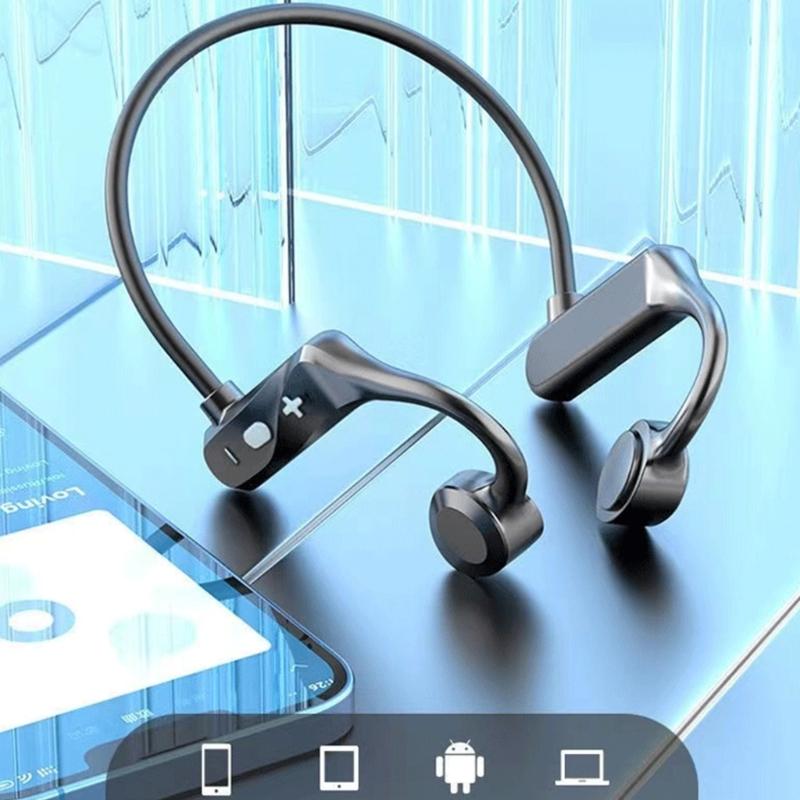 K69 Наушники с костной проводимостью BLE5.2 Беспроводная Bluetooth-гарнитура Открытого типа Спортивная гарнитура с микрофоном