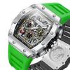 Fashionable Multifunctional Fully Automatic Mechanical Men's Watch Waterproof Tape Watch for Men