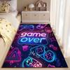 Game Over Neon Gaming Design suitable as a non-slip mat for the living room or bedroom sofa