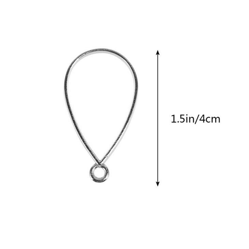 30шт новый открытый ободок кулон пустой Шарм рамка полый кулон DIY изготовление ювелирных изделий