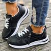 Fashion Casual Lace-Up Platform Sneakers for Women Autumn 2025 Solid Plus Size Shoes Woman Non-Slip Zip Female Sports Shoes