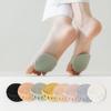 Женские невидимые противоскользящие носки с пятью пальцами и полупальцем, со спонжевой подушечкой для туфель на высоком каблуке