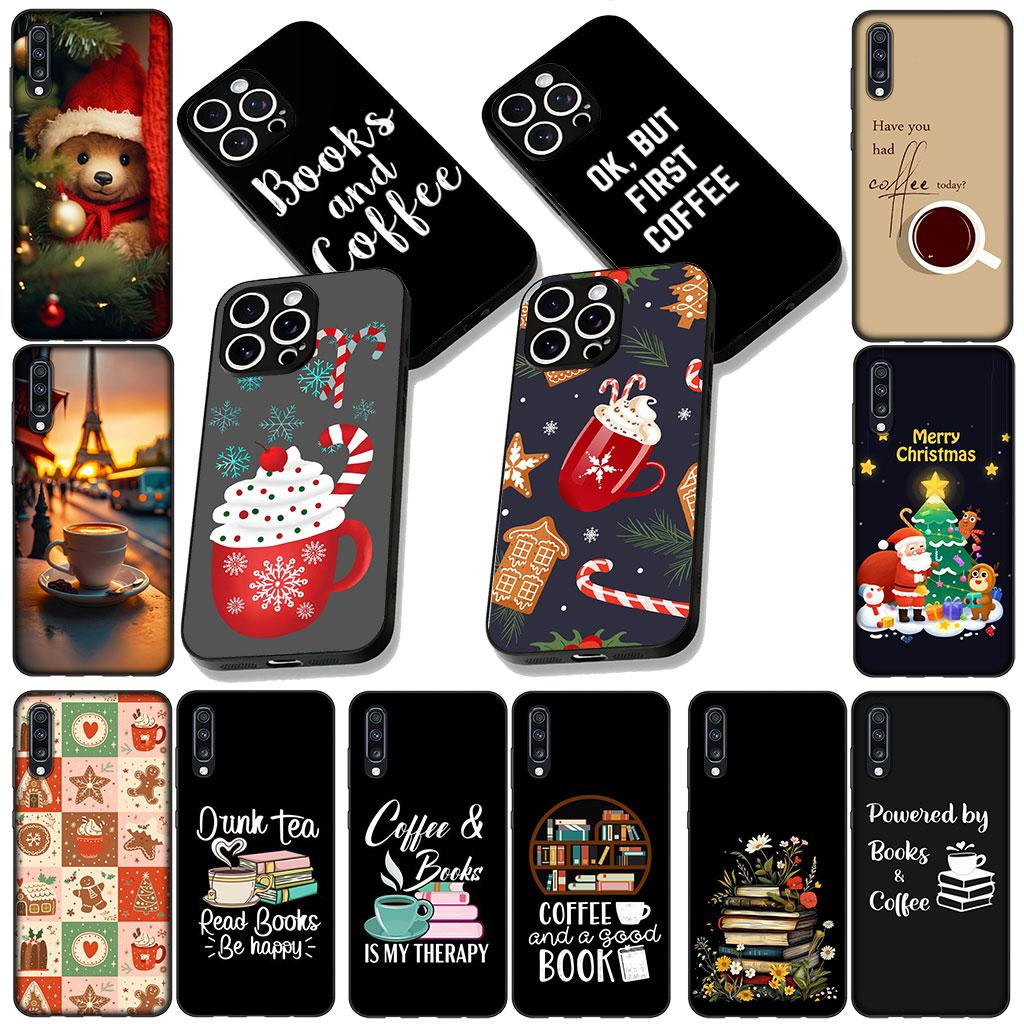 Soft Cover for OPPO A38 A18 A17 A40 A60 A80 A16 A78 A79 A54 A55 A57 4G 5G Coque Phone Case OK But First Coffee Book Christmas