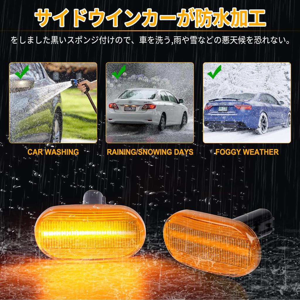 POPMOTORZ Jimny JB64W Side Marker Lamp Jimny Sierra JB74W LED Flowing Turn Signal JB23W
