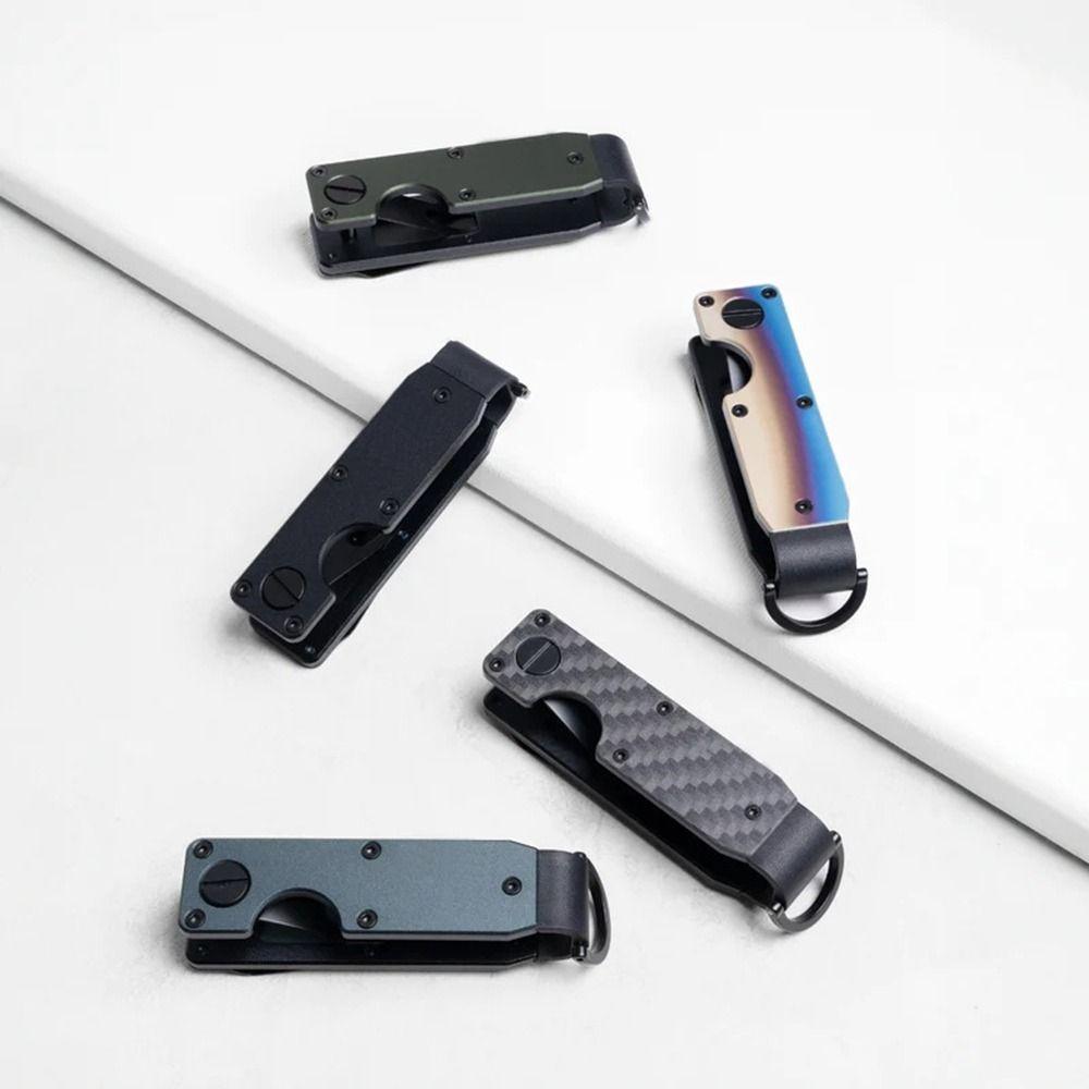 Вмещает 2-6 ключей Металлический органайзер для ключей Чехол-держатель для ключей из углеволокна для ключей длиной менее 6,2 см