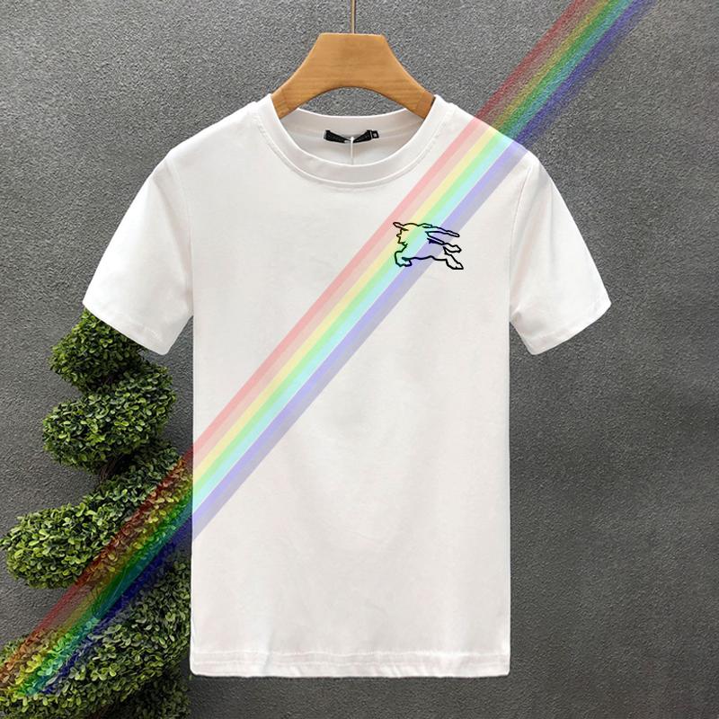 2024Men Summer Hot Simple Women's Cotton Short Sleeve Casual Fashion Round Neck Versatile Luxury Top Trend Graphic Print T-shirt