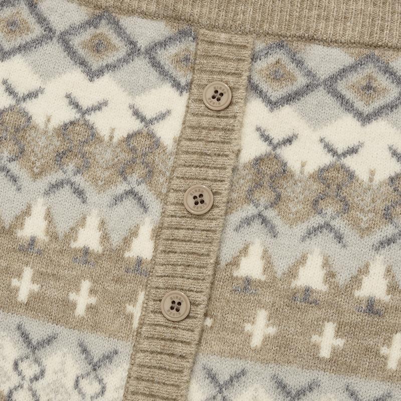 Мини-юбка Kirsh с узором Fair Isle [Песочный]