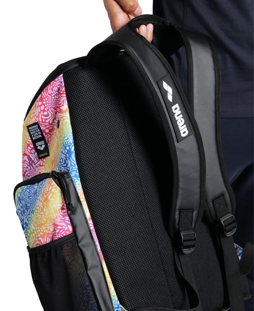 ARENA Spiky III Рюкзак 45 Плавательный Спортсмен Спорт Зал Рюкзак Большой Тренировочное Снаряжение Оборудование Сумка для Плавания Унисекс 45Л Гордость