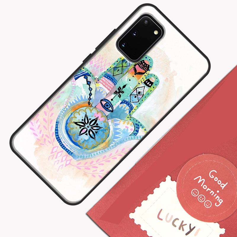 Чехол Рука Фатимы Хамса для Samsung Galaxy S22 S21 S23 Ultra Note 20 S8 S9 S10 Note 10 Plus S20 FE Задняя крышка