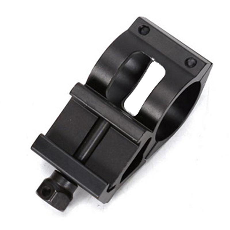 Tactical 25.4Mm Quick Release Offset Flashlight Scope Mount 20Mm Picatinny Rail 45 Degree Sight Mount Hunting Accessories