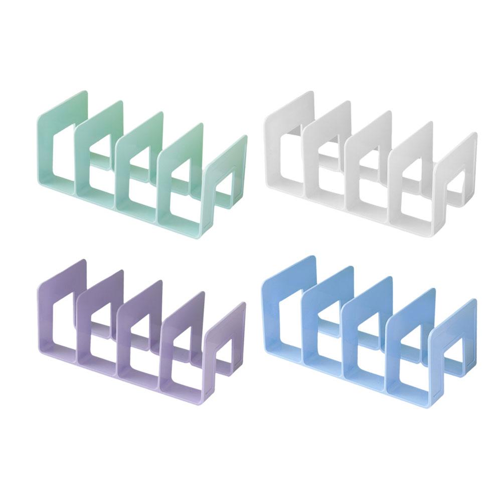 4-ярусная книжная полка, настольная полка для хранения книг, книжная полка, настольный декор, стеллаж для хранения, настольный органайзер для файлов для офиса