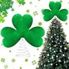 St. Patrick's Day Tree Top Decoration Green Plush Metal Decoration Tree Top Festival Decoration