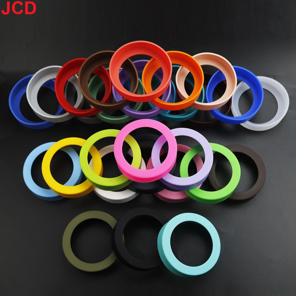 JCD1pcs 8CM Silicone Cup Bottom Cover Anti-skid Water Cup Protective Cover Bottom Support Anti Scald Round Cup Cover Cup Pad
