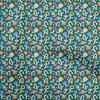 Cotton Flex Dark Green Fabric Kids Floral Diy Clothing Quilting Fabric Print Fabric By Yard 40 Inch