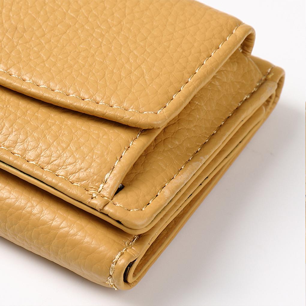 Портативный женский кожаный кошелек, простой дизайн, складная монетница, держатель для банковских карт для шопинга, сумка для переноски, подарок на день рождения