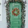Christmas Wreath Artificial Floral Holiday Party Decor Hanging Front Door