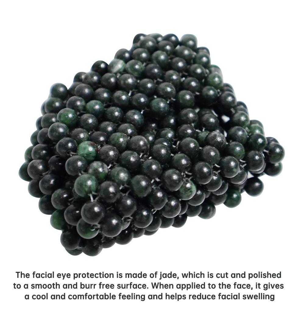Natural Jade Stone Face Mask | 0 Electricity | Reduce Puffiness & Dark Circles | Migraine & Eye Fatigue Relief