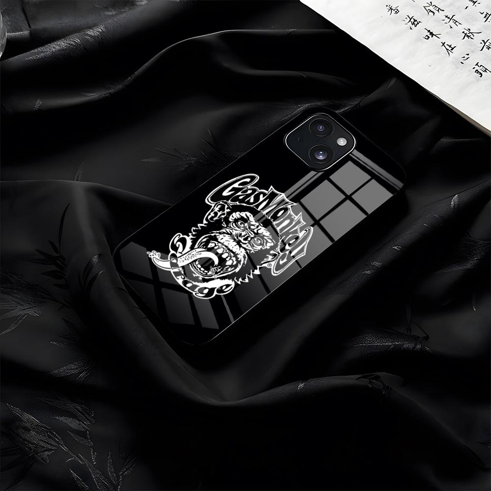 Крутой чехол для телефона G-Gas Monkey G-Garage для IPhone 17 Pro Max 16 15 14 Pro Max 13 11 Plus Стеклянная крышка