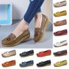 Loafers for Women Leather Flat Shoes Casual Shoes Mom Shoes Women's Single Shoes
