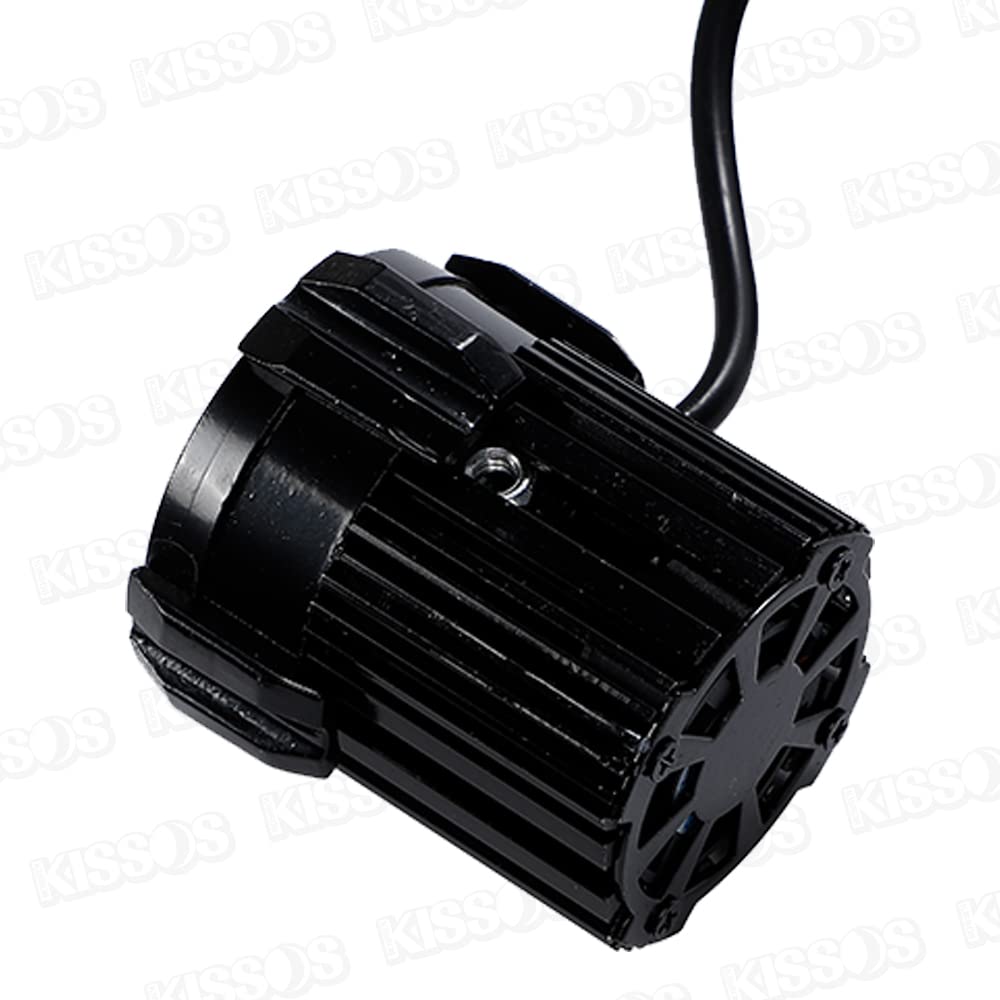 Универсальные светодиодные фары и противотуманные фары для мотоциклов, переключаемые белый/желтый, 12 В, комплект из 2 штук