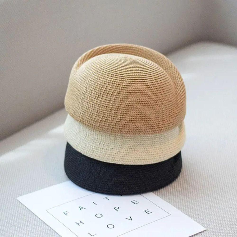 Fedoras Straw Pillbox Hat Elegant Sun Hat Vintage Fedora Hat Wedding Party