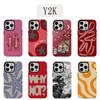 Роскошный чехол для телефона Y2K Морская звезда для iPhone 17 16e 16 15 14 13 12 11 X XS XR XSMAX 7 8 Air Pro Max Plus Роскошный Двухслойный