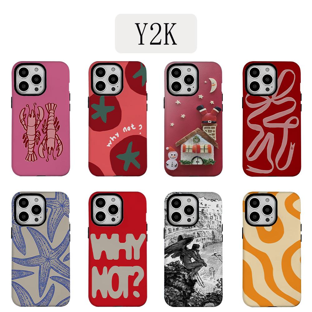 Роскошный чехол для телефона Y2K Морская звезда для iPhone 17 16e 16 15 14 13 12 11 X XS XR XSMAX 7 8 Air Pro Max Plus Роскошный Двухслойный