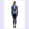 Purim Skull Frame Digital Printing Carnival Parade Party Gala Male Female Adult Jumpsuit