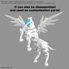BANDAI SPIRITS 30MM Option Parts Set 17 Unit Scale Plastic Model Kit (Wing 1) 1/144 Pre-Colored