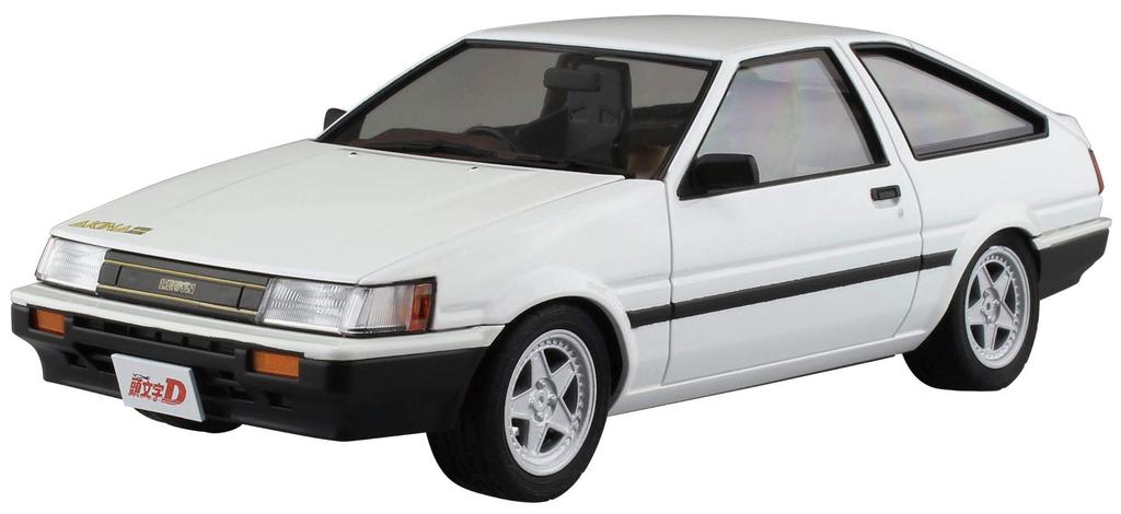 Aoshima Bunka Kyozaisha Initial D Itsuki Takeuchi AE85 Пластиковая модель №10 в масштабе Левина №10 1/24