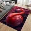 Tropical Flamingo Art Carpet suitable as a non-slip mat for the living room or bedroom sofa