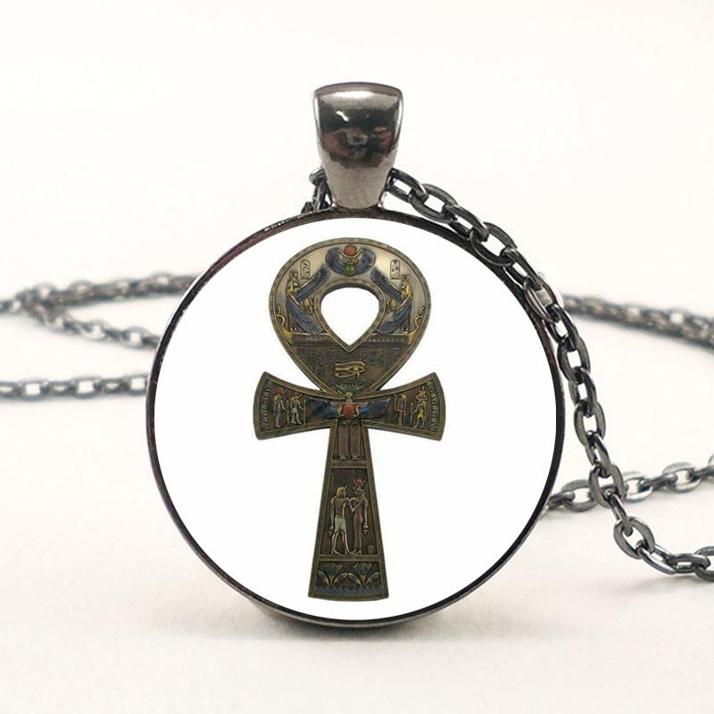 Египетская богиня Исида колье ожерелье Древний Египет Бог воротник ожерелья для женщин и мужчин модные шейные воротники серебряная цепочка