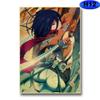 Attack On Titan Season 4 Poster Retro Kraft Paper Posters Prints Anime Decor Home Living Room Bar Art Painting Wall Stickers