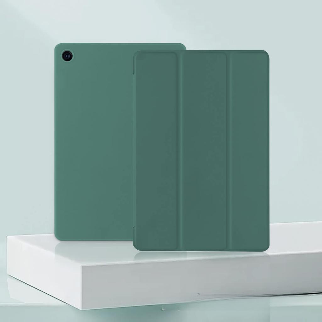 ДЛЯ планшета Galaxy tabA8 A9plus защитный чехол S9FE кожаный T500 Складывающийся втрое T505 режим сна TPU мягкий