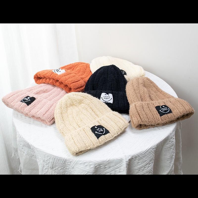 Winter Hat for Women with Plush Insulation Soft Versatile Showing Off Face Small Knit Yarn Hat