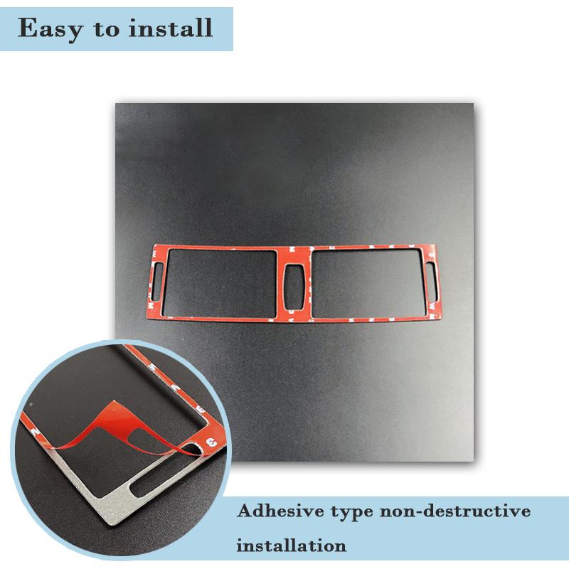 1 компл. 3D глянцевые наклейки из углеродного волокна, защитные чехлы для автомобильной воздушной панели для BMW E70 E71 X5 X6 2008-2013 2014 M