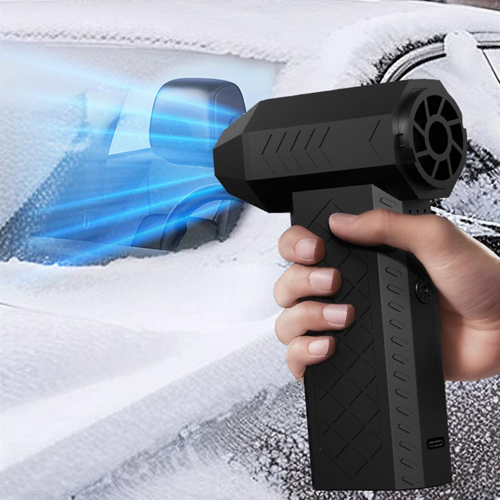 Турбинный снегоуборщик, Турбинный снегоуборщик с магнитной насадкой, Портативный турбинный снегоуборщик, Идеально подходит для уборки снега с транспортных средств и уборки дома.