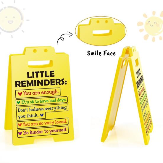 4Pcs Funny Office Desk Signs Vibrant Color High Strength Answer Desk Rates Funny Desk Signs White Elephant Gifts