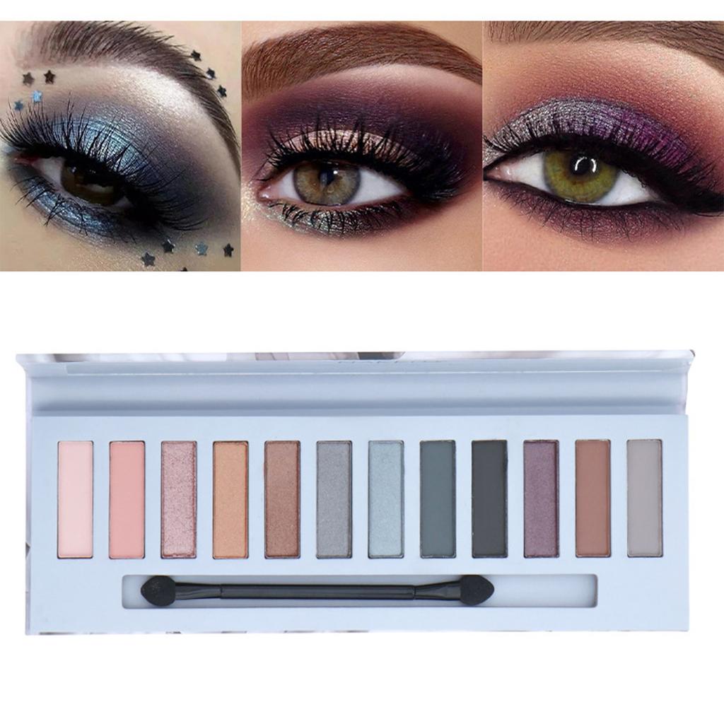 12 Color Eye Shadow Plate Is A Must For Delicate Makeup At Holiday Parties