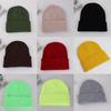 Knit Hat For Adults Winter Warmth Windproof Acrylic Cap For Casual Use