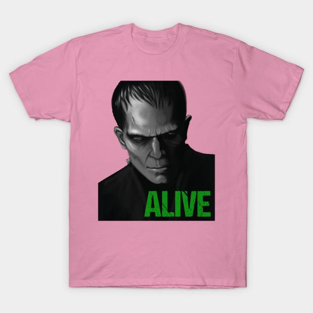 T Shirt Women Im Alive Harajuku Print Kawaii Tshirt Summer Short Sleeve Female T-Shirt Top Tee