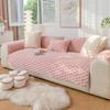 Winter Sofa Cover Thicken Plush Non-Slip Couch Cushion for Living Room Soft Universal L-type Sofa Cover Backrest Towel Sofa Mat