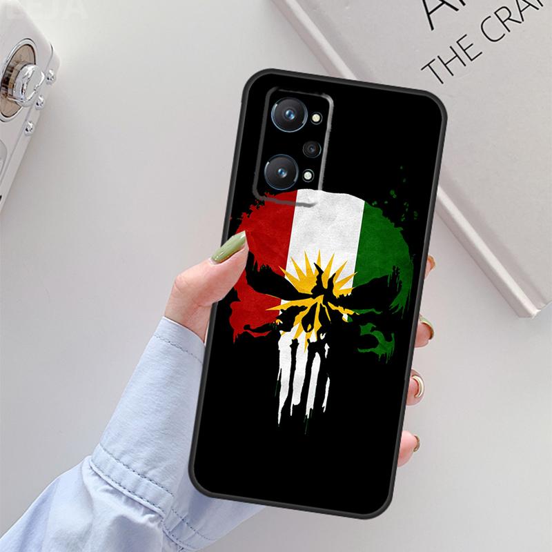 Kurdistan Flag For Realme 14 12 10 11 13 Pro Plus GT 6 6T 5 GT7 Pro C61 C55 C51 C21Y C25S C67 C75 C53 Case