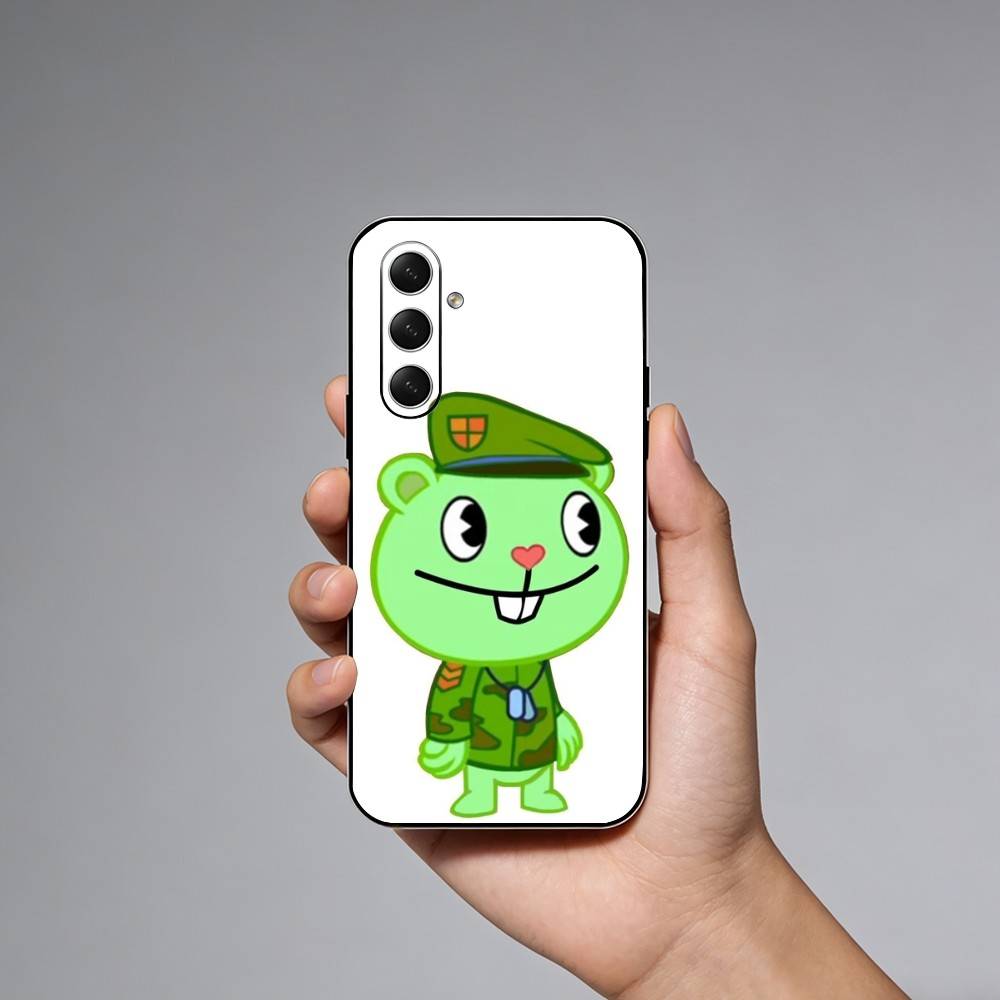 Чехол для телефона H-Happy Tree Friends для Samsung Galaxy A73, A72, A71, A70, A52, A51 Другие Мягкий Черный Чехол