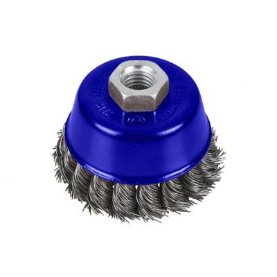 Щетка чашечная с узлом из витой проволоки Bluespot Tools