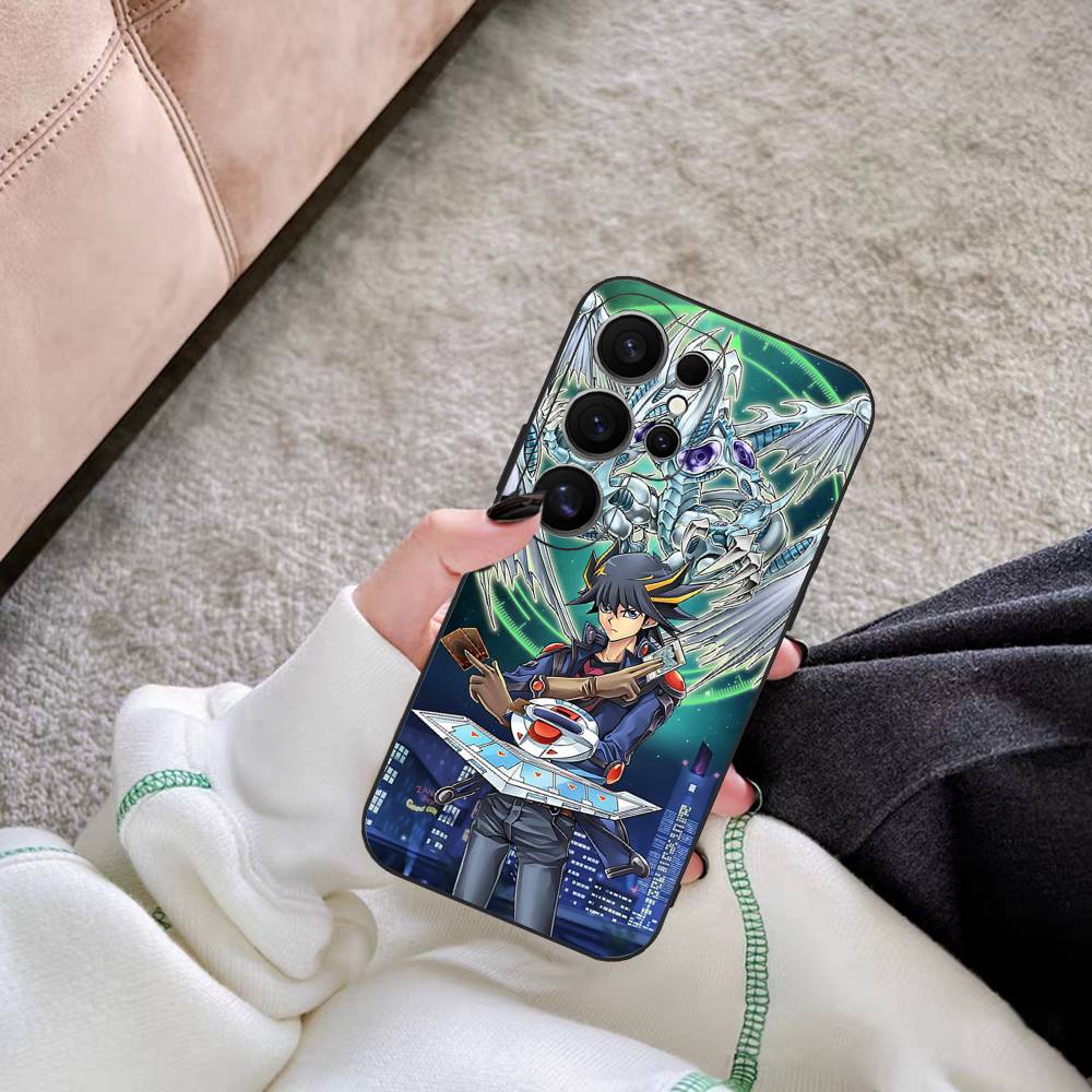 Классический аниме чехол для телефона Yu Gi Oh для Samsung S 24 Fe 25 Ultra Plus 20 Lite 21 30 22 23 24 22 Ultra 5G Fundas