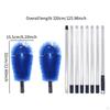 Rain Gutter Brush Cleaners Adjustable Length Ability To Easily Clear Portable Duster Cleaning