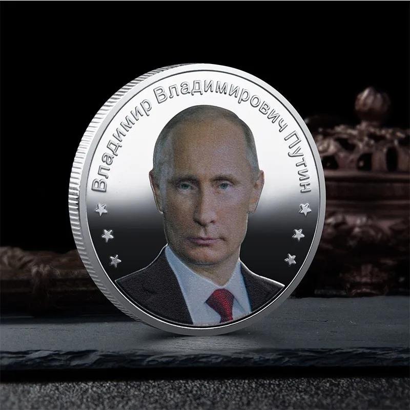 Памятный -покрытый Золотым покрытием Цветной рельефный Металлический Сувенирный Значок Коллекционная Монета