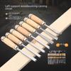 12-Piece Wood Carving Knife & Chisel Set for Hand-Carved Root and Woodworking