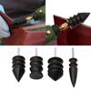 Leather Edge Electric Polishing Slicker Flat/Pointed Head Sandalwood Leathers Craft DIY Tools Tip Burnisher Wood Craft